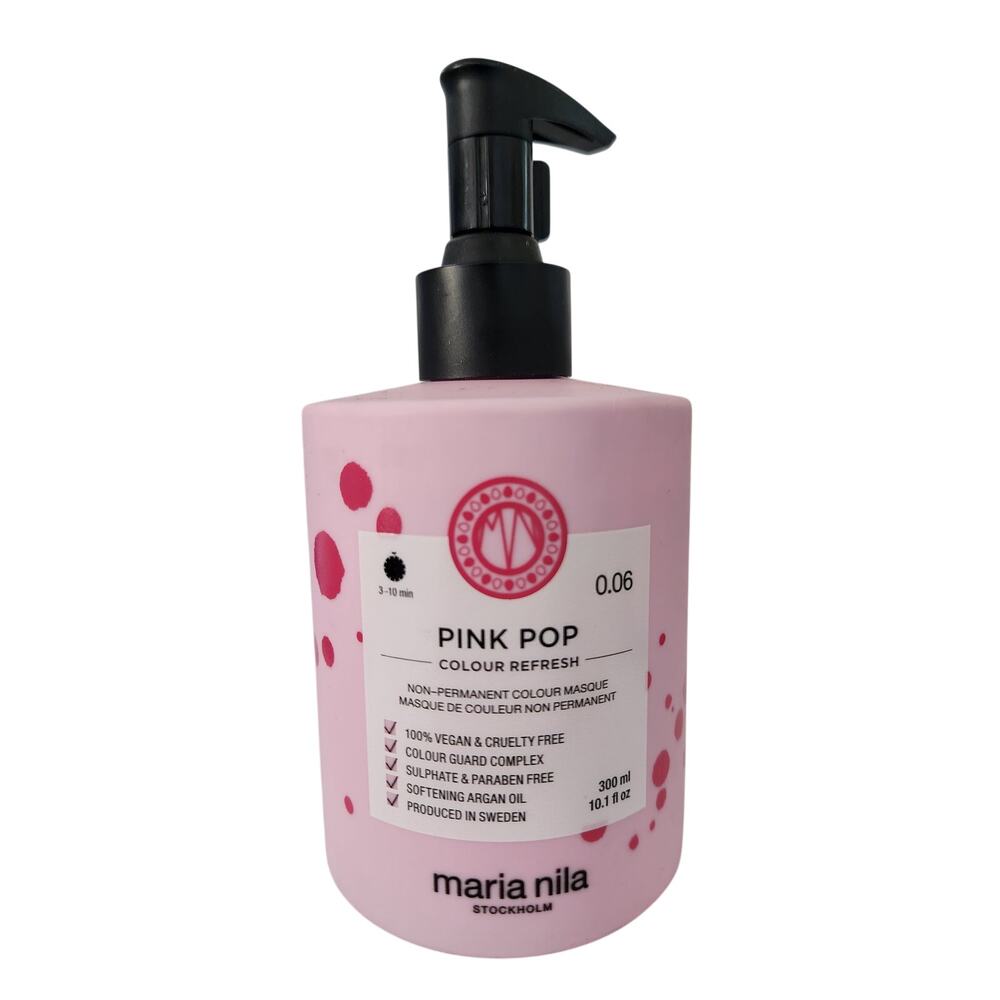 Maria Nila Colour Refresh Pink Pop 0.06 300 ml | Vegan & Sulfate-Free - New